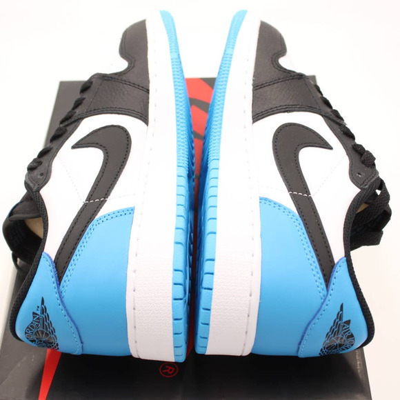 Air Jordan 1 Retro Low OG Black Dark Powder Blue (GS) Size 7Y Style CZ0858-104 3 - Picture 6 of 10